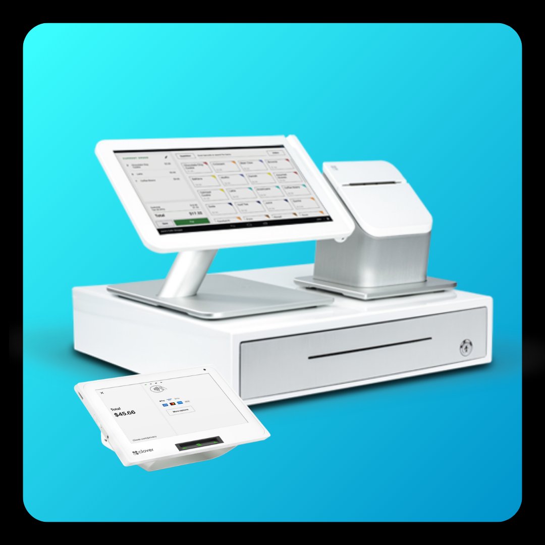 Clover Station Duo full POS payment terminal with customer-facing display